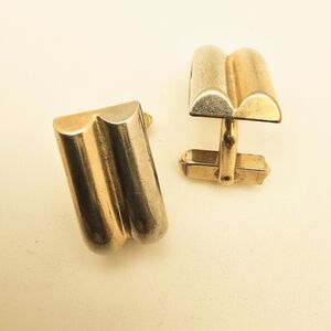 Swank Gold and Silver Cufflinks